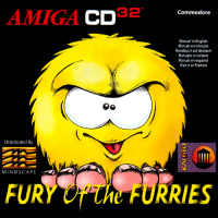 Fury Of The Furries PAL Amiga CD32 PAL box art
